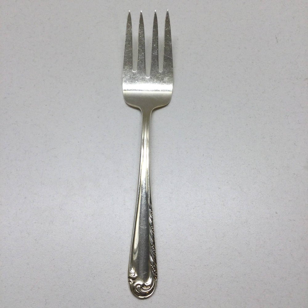 Heritage China Quadruple Plate Love Song MCM Discontinued Cold Meat Serving Fork